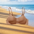 thumbnail image 4 of Qingpeng Womens Full Support Solid Bras Full Coverage Push Up Wireless Bras Comfy Seamless No Underwire Daily Bralette, 4 of 5