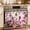 Pink Crimson, variant on Red Grey Checkered Oven Skirt Curtain 27"Wx20"L, Waterproof Ruffled Stove Cover Skirt with 8 Ribbon Ties, Farmhouse Animals Tree Retro Decorative Oven Door Curtain for Kitchen Dishwasher Cabinet