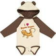 thumbnail image 3 of Inktastic I Love Bearded Dragons Boys or Girls Long Sleeve Baby Bodysuit, 3 of 5