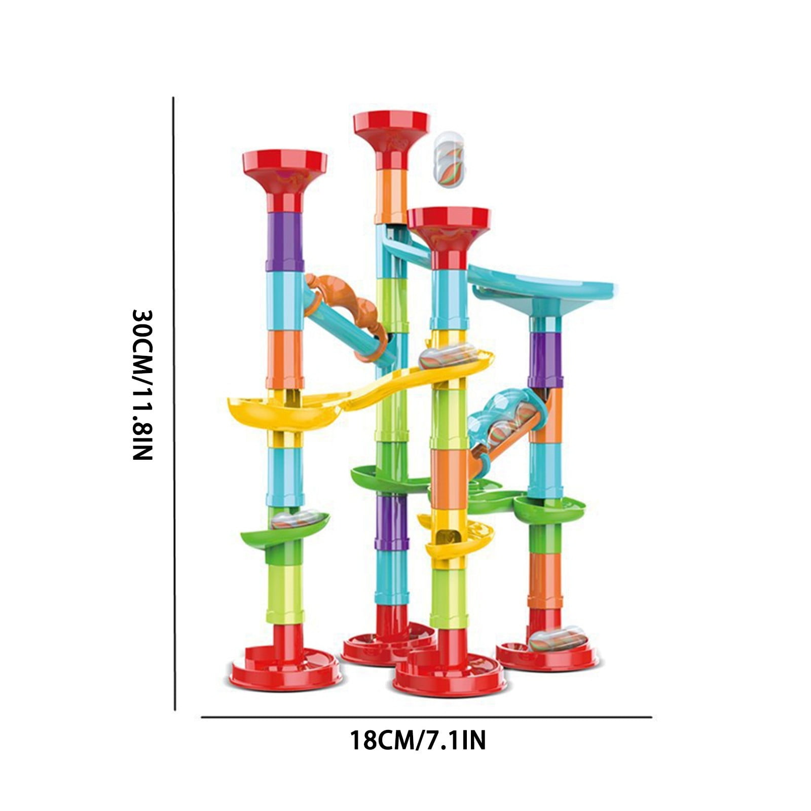 Great Sale Cameland Children s Fun Toys Colorful Balls Run Slide Block Dropping Balls Disassembly and Assembly Game Toy