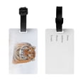 thumbnail image 2 of PAYOHTO Luggage Tags for Suitcases Siberian Tiger Run in Wild Snow Winter PVC Lable for Travel Bag, 2 of 7