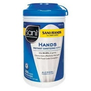 SANI PROFESSIONAL Disinfecting Wipes,Canister,White,PK6 P92084