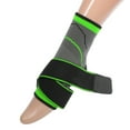 thumbnail image 4 of Unique Bargains Ankle Support Braces Unisex Adjustable Compression Ankle Brace for Sports One Size Fits Most Green, 4 of 7