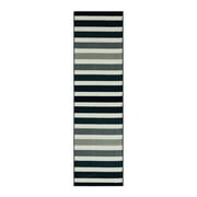 GAP Home Cabana Stripes Indoor Area Rug, Blue, 2x7