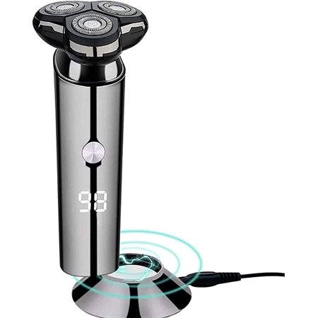 Mens Electric Razor for Men Rotary Electric Face Wet/Dry Shavers