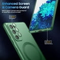 thumbnail image 3 of Magnetic for Samsung Galaxy S20 FE 5G Case 【Compatible with MagSafe】【Built-in Camera Lens Protector】 Slim Soft TPU Shockproof Phone Case (Green), 3 of 7