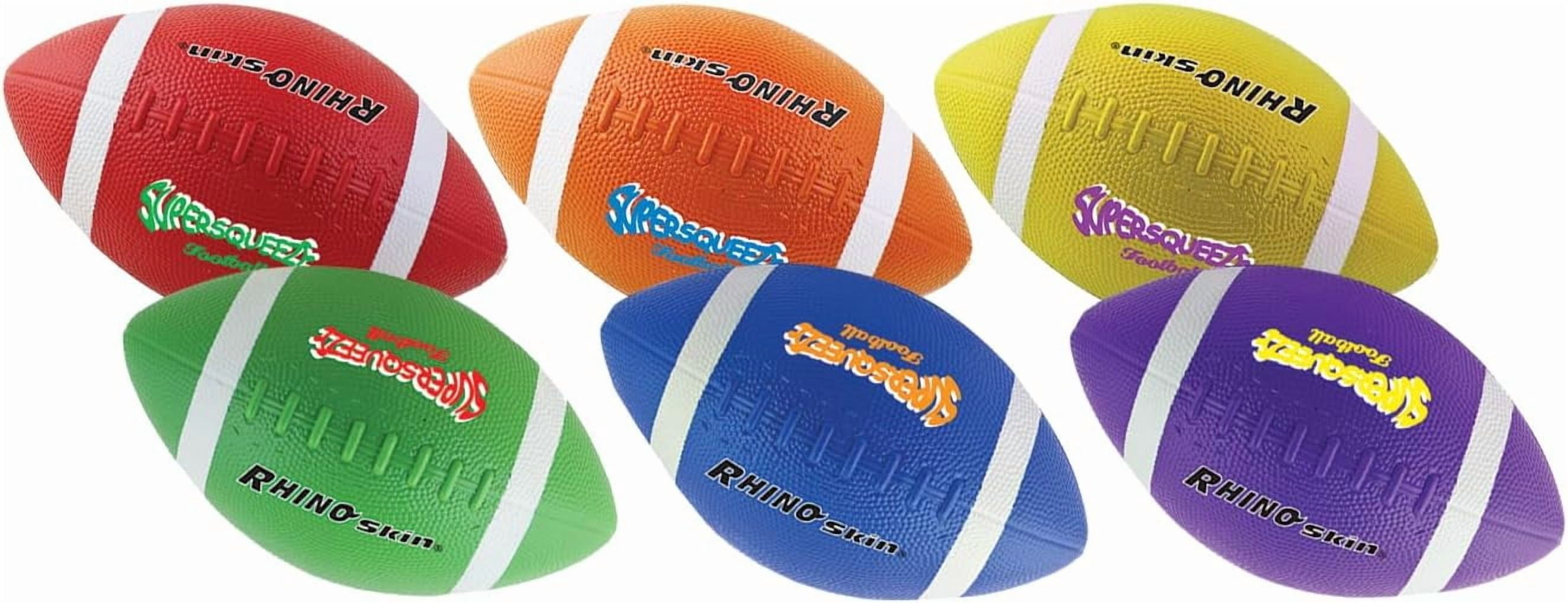 Champion Sports SQFSET Rhino Skin® Super Squeeze Football Set