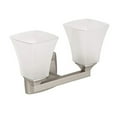 thumbnail image 2 of Moen Voss Brushed Nickel Two Globe Bath Light, 2 of 3