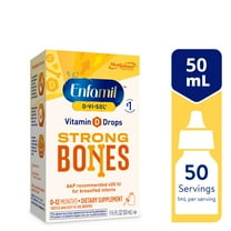 Enfamil D-Vi-Sol Vitamin D Supplement Drops for Infants, 50 mL dropper bottle