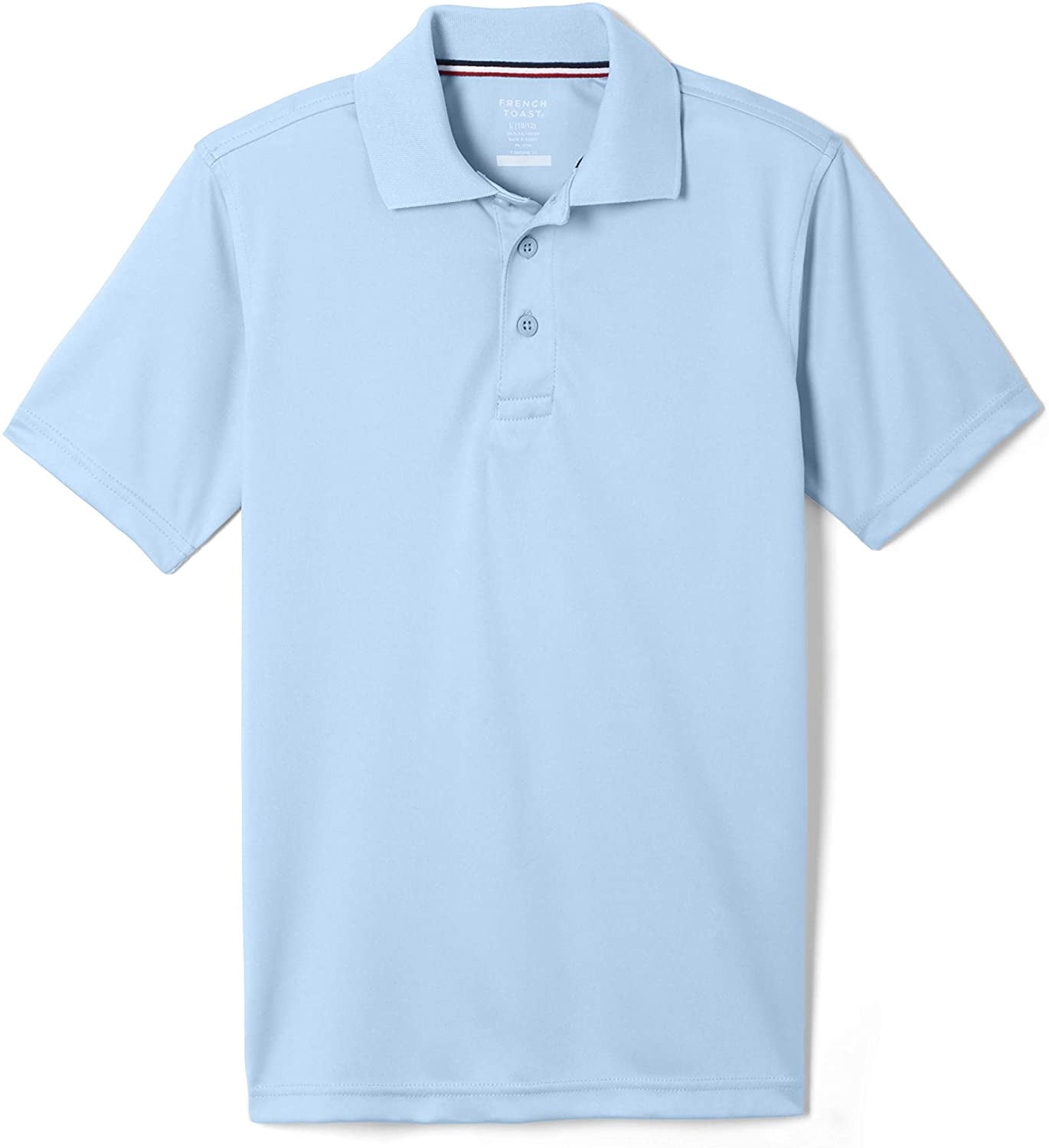 boys light blue polo shirt