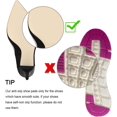 thumbnail image 6 of Non Slip Shoe Pads，Anti Slip Shoe Pads for High Heels, Noise Reduction Non-Skid Sole Protector Bottom of Shoe Grips (4 Black), 6 of 6