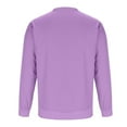 thumbnail image 3 of Lmnyox Crew Neck Long Sleeve T Shirt for Men Casual Loose Solid Pullover Tee with Pocket Classic Basic Shirts, 3 of 5