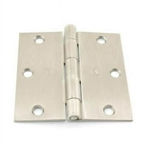 Hager Hinge 154131215 3.5 x 3.5 in. Solid Brass Residential Hinge, Satin Nickel