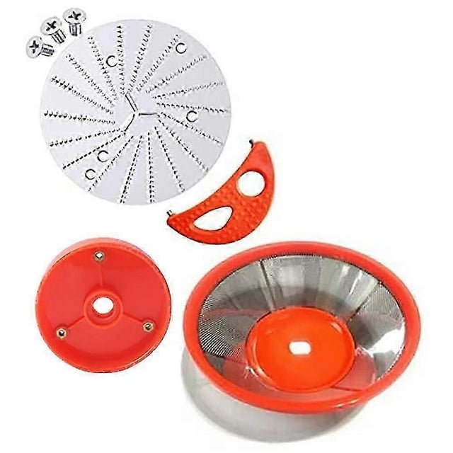 Cuchilla de repuesto con base, cesta de filtro Crescent Tool para extractor de jugo Jack Lalanne Power Juicer (reemplazo P)