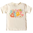 thumbnail image 5 of Birthday Girl Groovy Flowers Shirt for All-Ages Birthday Outfit for Baby and Toddler Youth Girls Natural Shirt 18 Months, 5 of 7