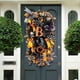 thumbnail image 3 of Guirnalda de calabaza con letras de BOO para puerta de Halloween, decoración de Casa Encantada, guirnalda colgante para puerta, suministros para fiestas en casa, 3 of 4