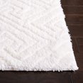 thumbnail image 3 of SAFAVIEH Tahoe Ainsley Geometric Shag Area Rug, White, 8' x 10', 3 of 7