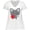 AA-White, variant on Inktastic Heart Cat Women's Plus Size V-Neck T-Shirt