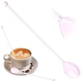 thumbnail image 2 of 5.8 Inches Coffee Spoons,Stirring Spoons,Long Handle Iced Tea Spoon,Exquisite Glass Teaspoons,Ice Cream Spoons,Decorative Espresso Spoons for Latte Tea Dessert Yogurt and Cocktail(Green), 2 of 6