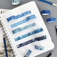 thumbnail image 6 of Wrapables Winter Season Washi Set for Arts & Crafts, Scrapbooking, Stationery, Diary, 10pc Blue Winter, 6 of 7