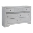 thumbnail image 3 of Furniture of America Lubbock Adult Modern 9-Drawer Dresser, White, 3 of 6