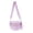 Purple, variant on Women's Nylon Crossbody Bum Bag Adjustable Wide Strap Multi-Pocket Lightweight Water Resistant Solid Color for Daily Travel Errands