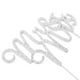 thumbnail image 4 of MR & Mrs Cake Topper para boda / aniversario / fiesta de cumpleaños (plata), 4 of 4