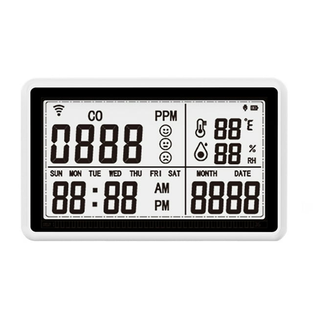 Detector de humedad y Temperatura Wifi compatible con para Tuya Disfrute