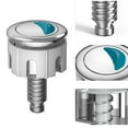 thumbnail image 3 of Luckyn Toilet Push Button Dual Flush Water Saving Chrome for Ideal Cistern Tank, 3 of 8