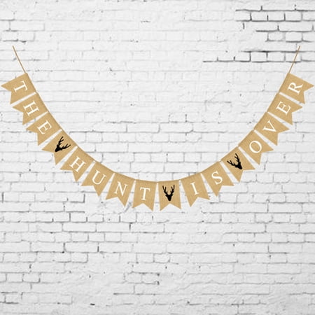 COSMOBETTY Linen Hunting Banner Assorted Co… product image