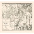 thumbnail image 3 of McClellan 13x12 Black Modern Framed Museum Art Print Titled - Elko County Nevada - McClellan 1894, 3 of 5