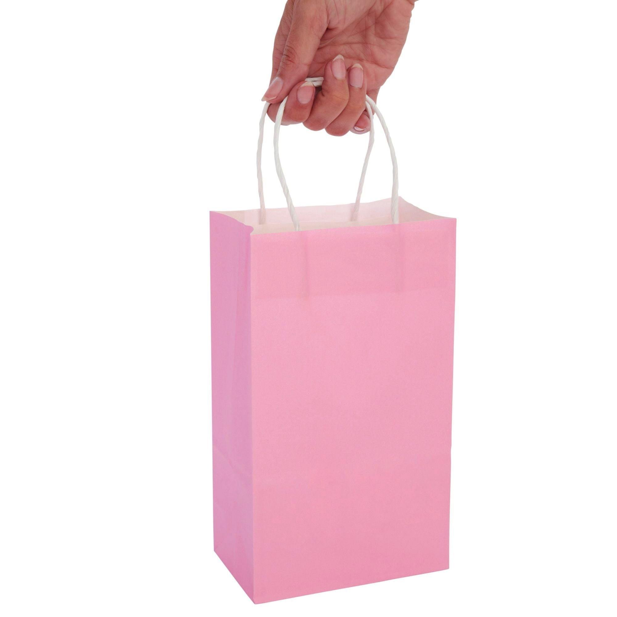 Pink Gift Bags: 24 Bulk Pack Small Gift Bags with Handle. Great for Gifts,  Wedding, Birthday, Shower, Love, Holiday, Party Favor, Treat, Goodie &  Special Occasions 