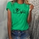 thumbnail image 2 of Camisetas con estampado de letras y cuello redondo de verano para mujer, blusas femeninas cómodas y elegantes, Tops OAVQHLG3B Store lin121212, 2 of 5
