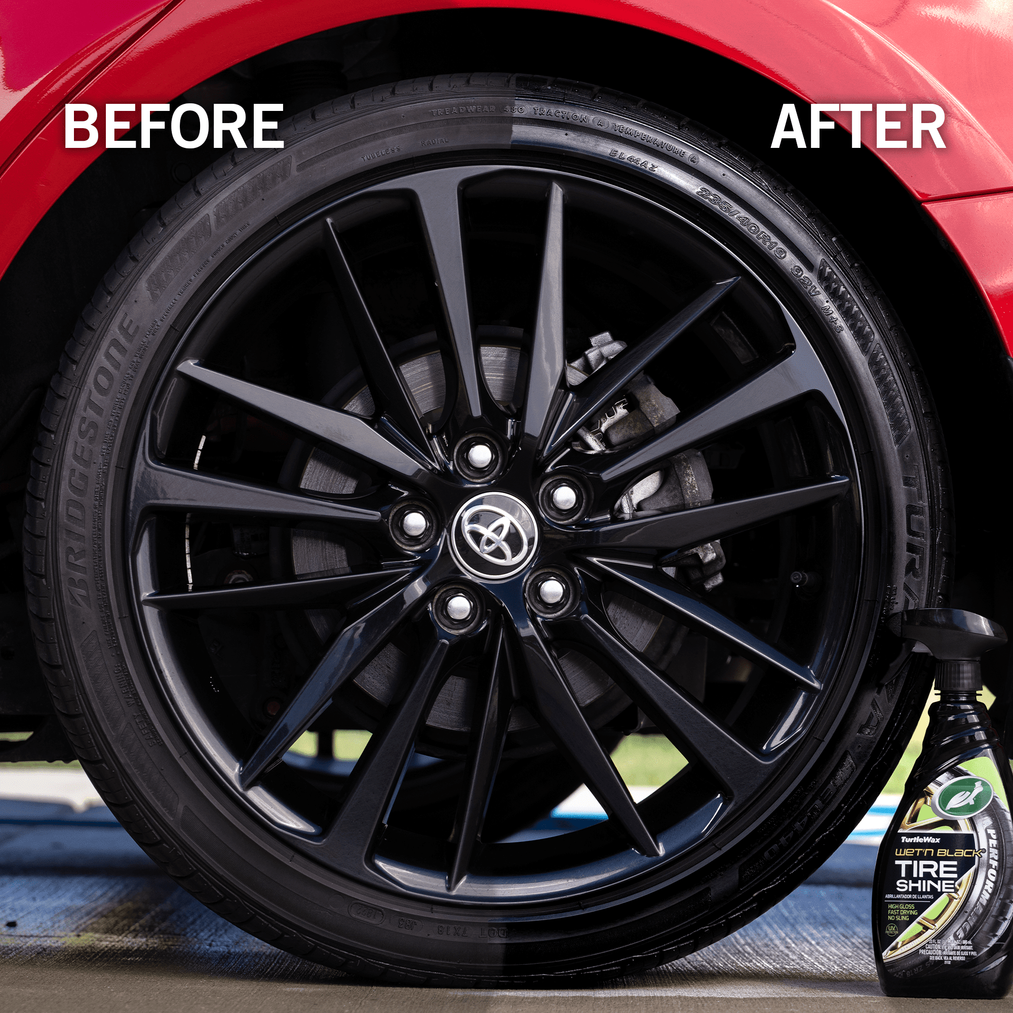 Turtle Wax Wet’n Black Tire Shine, 16 fl. oz.