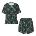thumbnail image 4 of Lsque Owl Doodle Women's Short-Sleeved Pajama Set - 2 Piece Soft and Lightweight Sleepwear Set-X-Large, 4 of 9