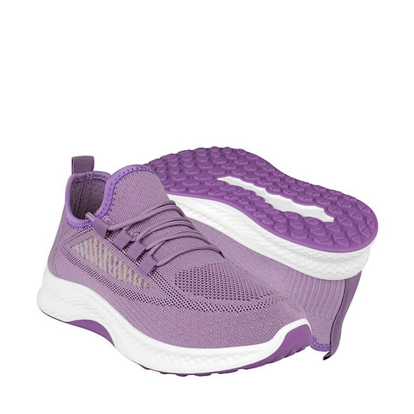 TENIS CASUALES DAMA STYLO 662201 TEXTIL MORADO VIA URBANA 662201