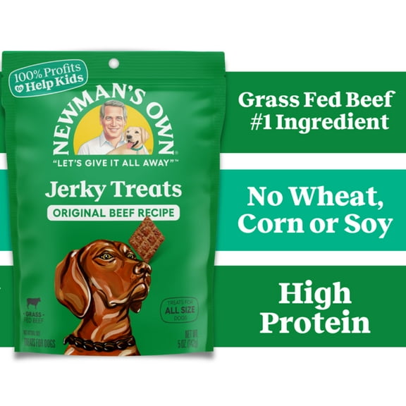 Newman's Own Original Recipe Beef Jerky Treats for Dogs