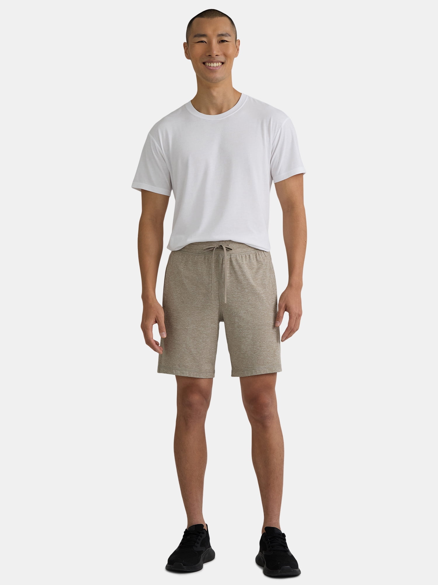 Athletic Works Men's and Big Men's Soft ButterCore Shorts, 6" & 8" Inseams, Sizes XS-5XL