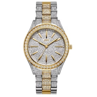 Wittnauer Men's 10B101 Swiss Swarovski Crystals Paved Dial Watch
