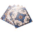 thumbnail image 3 of 10Pcs Moroccan Style Tile Stickers Waterproof Wall Stickers Bathroom Art Decor,6x6 Inch,10 x tile stickers,Color mixing, 3 of 8