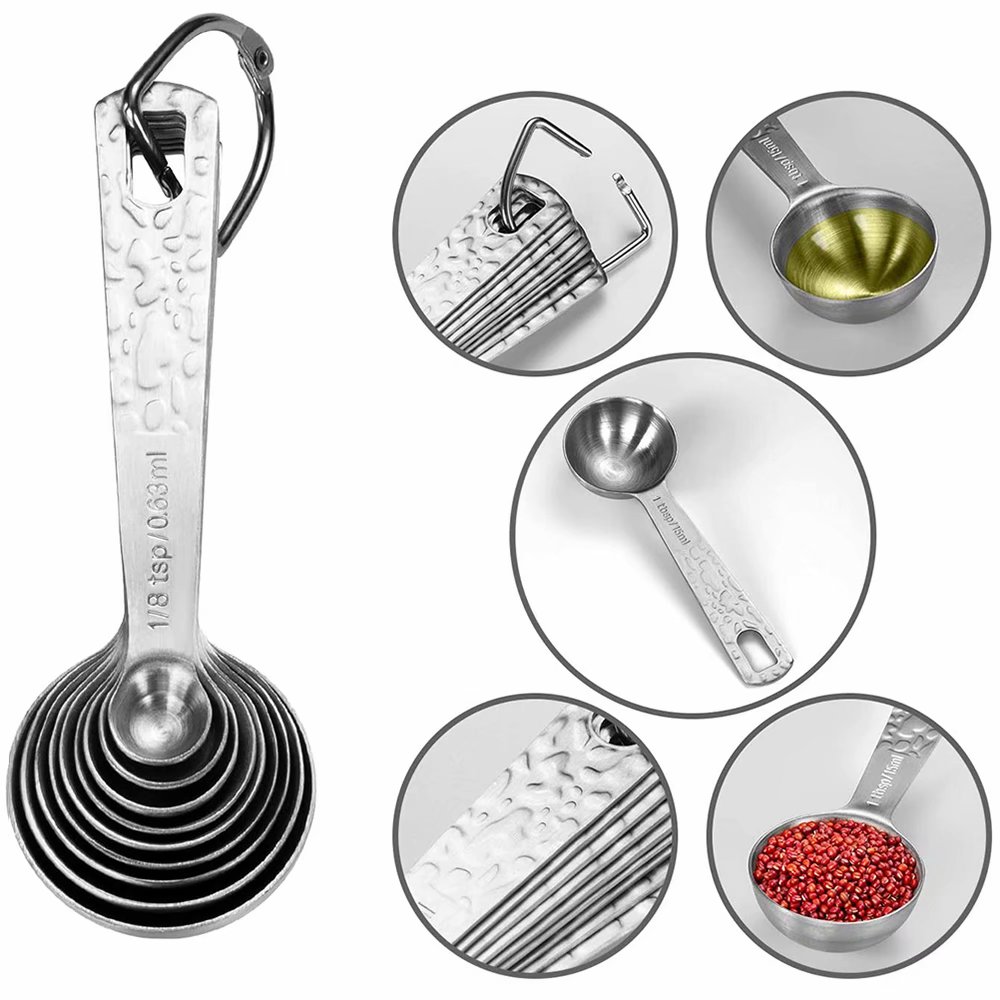 NutriChef 6-Piece Magnetic Measuring Spoon Set NCMMS8 - The Home Depot