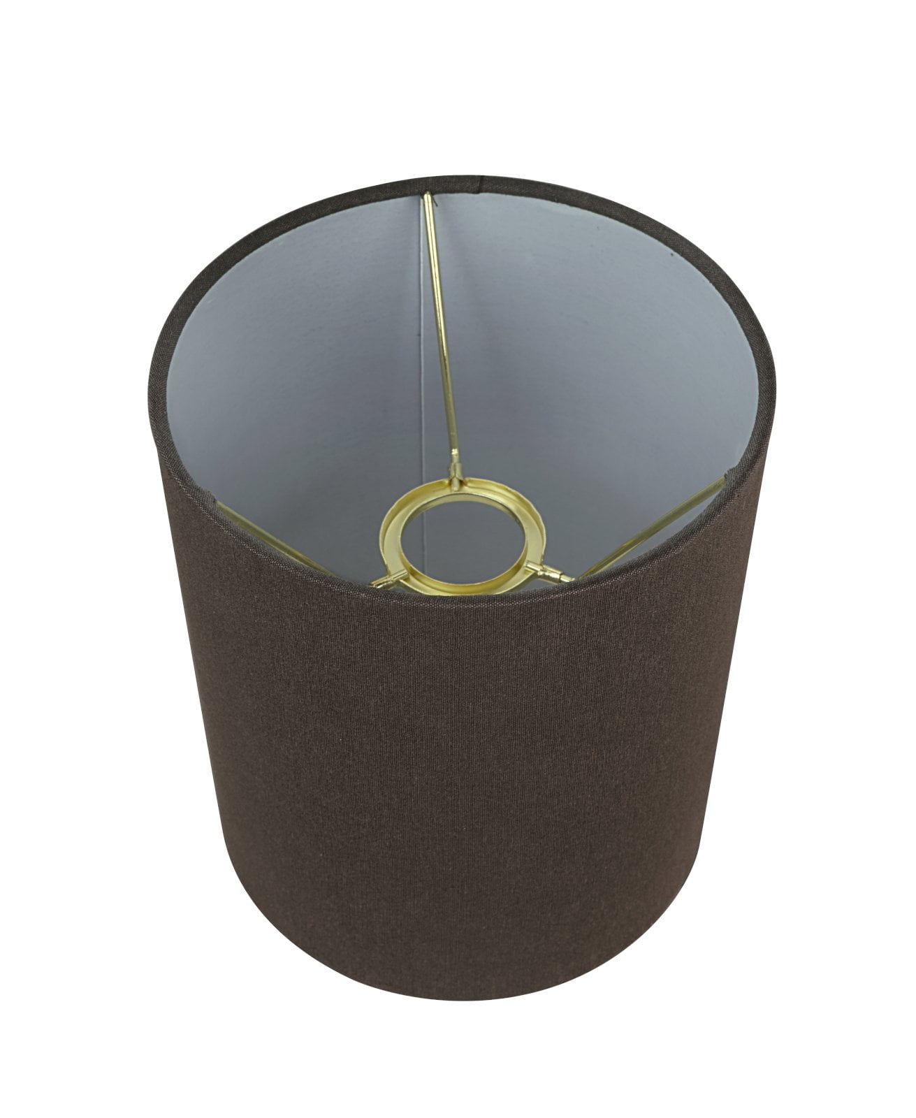 Aspen Creative 58500 Transitional Hardback Empire Shape UNO Construction Lamp Shade in Dark Brown, 6-1/2" Wide (6-1/2" x 6-1/2" x 7-1/2")