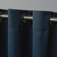 thumbnail image 6 of Exclusive Home Sateen Twill Woven Room Darkening Blackout Grommet Top Curtain Panel Pair, 52"x108", Vintage Indigo, 6 of 6