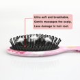 thumbnail image 5 of Pink Christmas Tree Hair Brush,Girls Detangling Hair Brush,Glide Through Tangles with Ease for Wet & Dry Hair,8.8"X2.8", 5 of 7