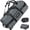 Grey, variant on STOVER 80L Rolling Duffel Bag w/ Wheels, X-Large Durable Backpack + Toiletry Bag (Black)