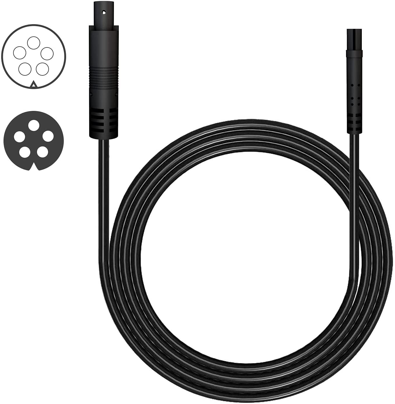 IIWEY Dash Cam 5pin 3Meters Male to Female Rear View Camera Extension