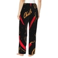 thumbnail image 3 of Fotbe Hot Chili Women's Pajama Pants,Sleepwear Pants,Pj Bottoms Drawstring And Pockets-Small, 3 of 9