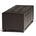 thumbnail image 2 of Grand pouf de rangement rectangulaire Santa Fe de WyndenHall, 2 of 6