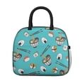thumbnail image 2 of Reusable Sushi Lnsulated Lunch Bag for Women & Men-Leakproof Water-Resistant Cooler Tote,Large Capacity(10.6x8.7x6.3in)for Work,Office,Travel,Picnic,Beach., 2 of 7
