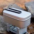 thumbnail image 3 of Outdoor Aluminum Lunch Box Camping and Cooking Tool Old-fashioned Aluminum Alloy Heated Tableware Picnic Portable Cookware Steaming rack, 3 of 6